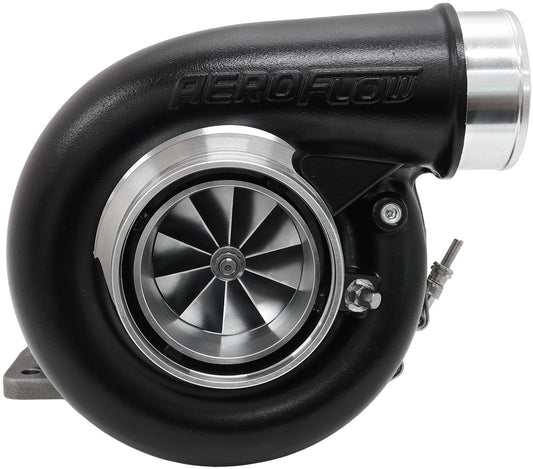 BOOSTED 7375 T4 1.01 Turbocharger 1200HP, Hi Temp Black Finish   External Wastegate, T4 Inlet Flange, V-Band Exhaust Flange