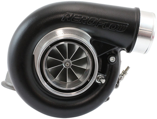 BOOSTED 7375 Dual V-Band 0.85 Turbocharger 1200HP, Hi Temp Black Finish   External Wastegate, V-Band Inlet & Exhaust Flanges
