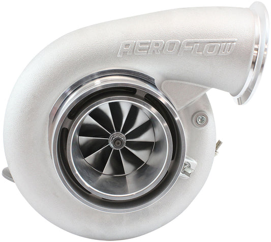 BOOSTED 7975 Dual V-Band 0.85 Turbocharger 1450HP, Natural Cast Finish   External Wastegate, V-Band Inlet & Exhaust Flanges