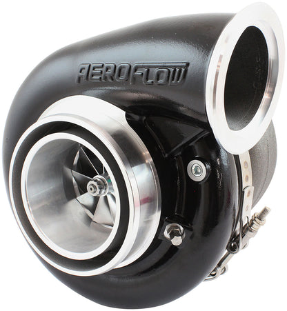 BOOSTED 7975 Dual V-Band 0.85 Turbocharger 1450HP, Hi Temp Black Finish   External Wastegate, V-Band Inlet & Exhaust Flanges