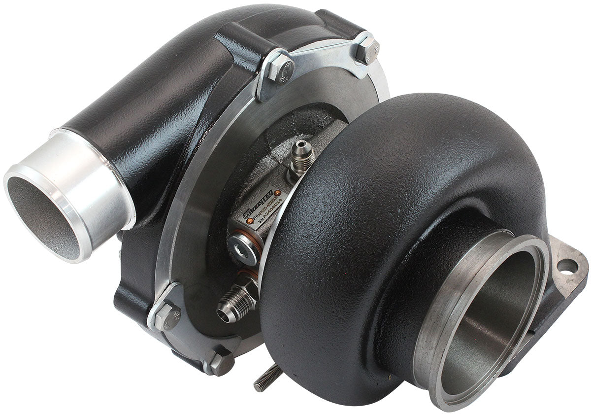 BOOSTED 6262 T4 1.01 Turbocharger 900HP, Hi Temp Black Finish   External Wastegate, T4 Inlet Flange, V-Band Exhaust Flange