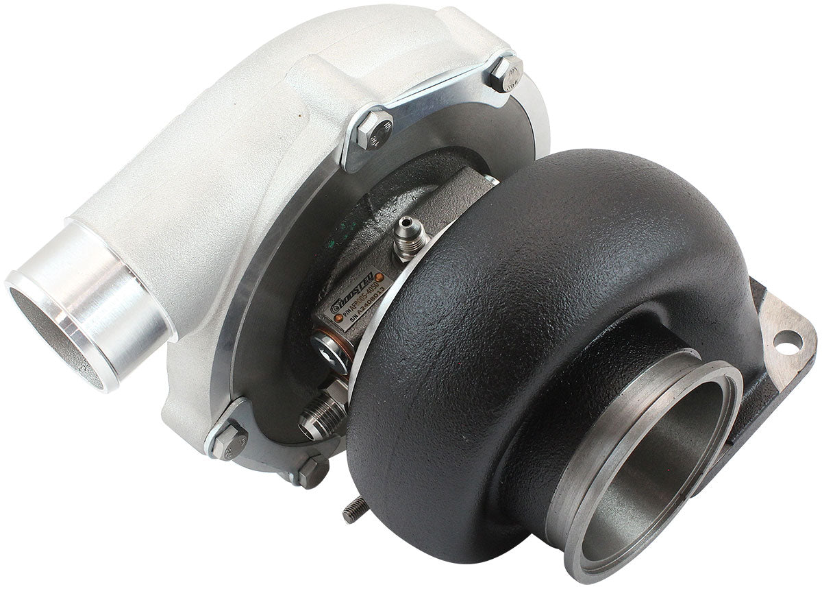 BOOSTED 6262 T4 1.01 Turbocharger 900HP, Natural Cast Finish   External Wastegate, T4 Inlet Flange, V-Band Exhaust Flange