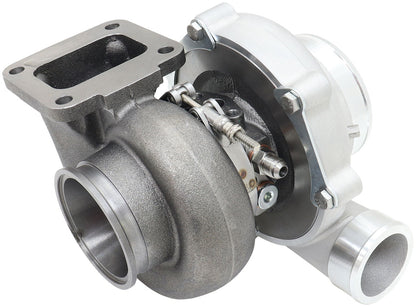 BOOSTED 6862 T4 1.00 Turbocharger 1050HP, Natural Cast Finish   External Wastegate, T4 Inlet Flange, V-Band Exhaust Flange