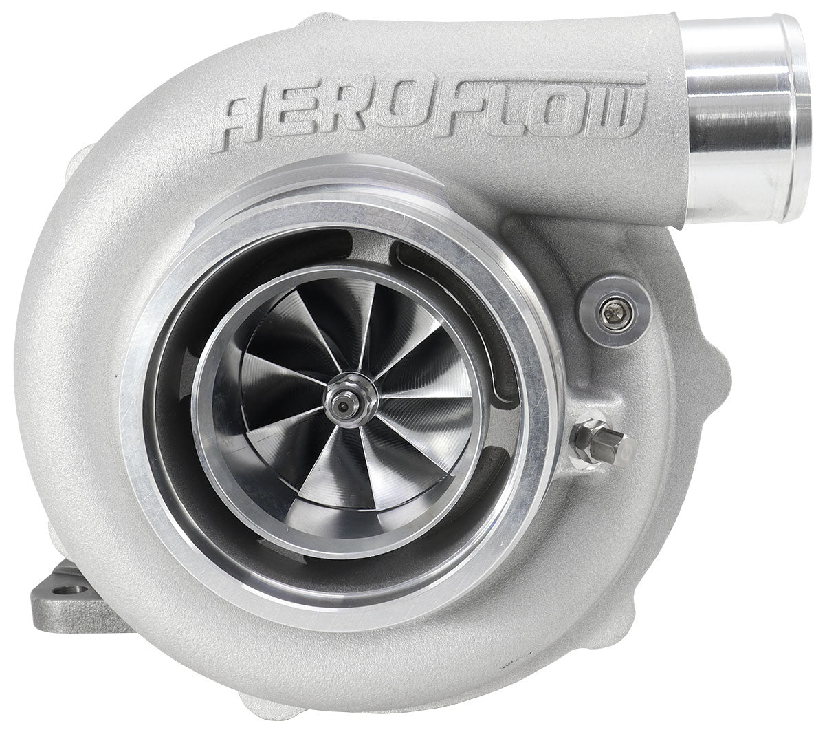 BOOSTED 6262 T4 .82 Turbocharger 900HP, Natural Cast Finish   External Wastegate, T4 Inlet Flange, V-Band Exhaust Flange