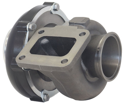 BOOSTED 6262 T4 .82 Turbocharger 900HP, Hi Temp Black Finish   External Wastegate, T4 Inlet Flange, V-Band Exhaust Flange
