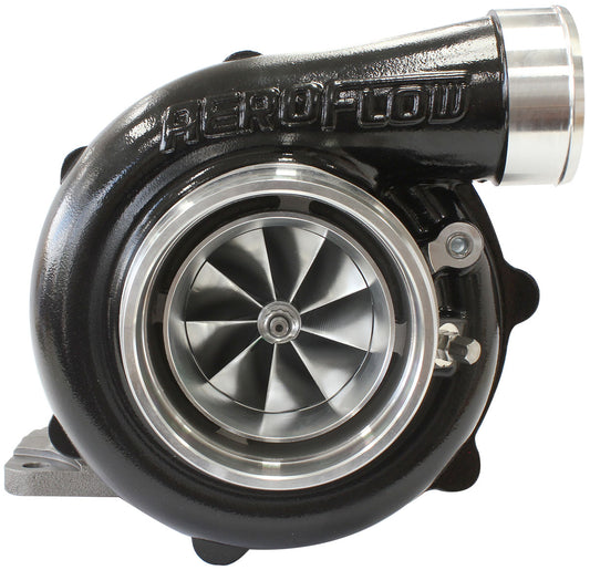 BOOSTED 6862 T4 .82 Turbocharger 1050HP, Hi Temp Black Finish   External Wastegate, T4 Inlet Flange, V-Band Exhaust Flange