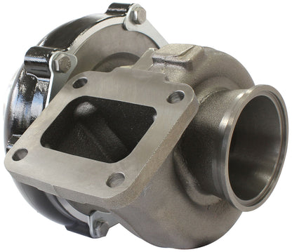 BOOSTED 6862 T4 .82 Turbocharger 1050HP, Hi Temp Black Finish   External Wastegate, T4 Inlet Flange, V-Band Exhaust Flange