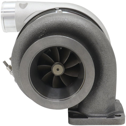 BOOSTED 6270 T4 0.85 Turbocharger 900HP, Natural Cast Finish   External Wastegate, T4 Inlet Flange, V-Band Exhaust Flange