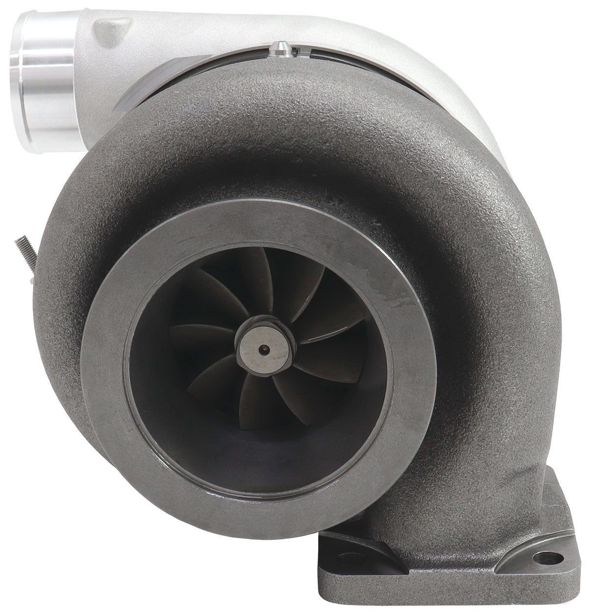 BOOSTED 6270 T4 1.06 Turbocharger 900HP, Natural Cast Finish   External Wastegate, T4 Inlet Flange, V-Band Exhaust Flange