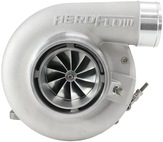 BOOSTED 7170 T4 0.85 Turbocharger 1150HP, Natural Cast Finish   External Wastegate, T4 Inlet Flange, V-Band Exhaust Flange