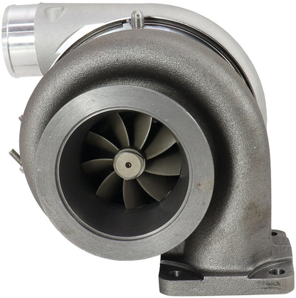 BOOSTED 7170 T4 0.85 Turbocharger 1150HP, Natural Cast Finish   External Wastegate, T4 Inlet Flange, V-Band Exhaust Flange