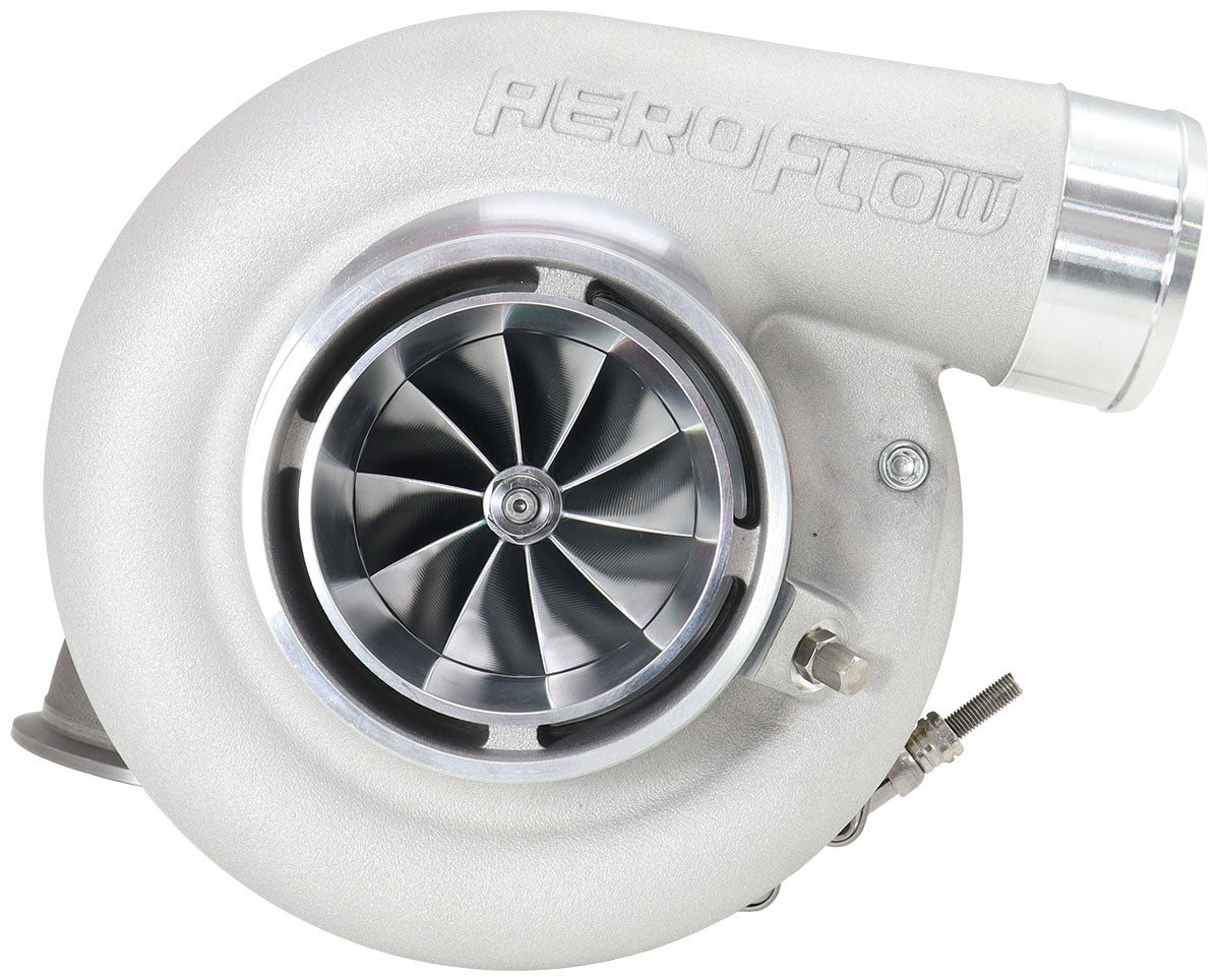 BOOSTED 7170 V-Band 0.85 Turbocharger 1150HP, Natural Cast Finish   External Wastegate, V-Band Inlet Flange, V-Band Exhaust Flange