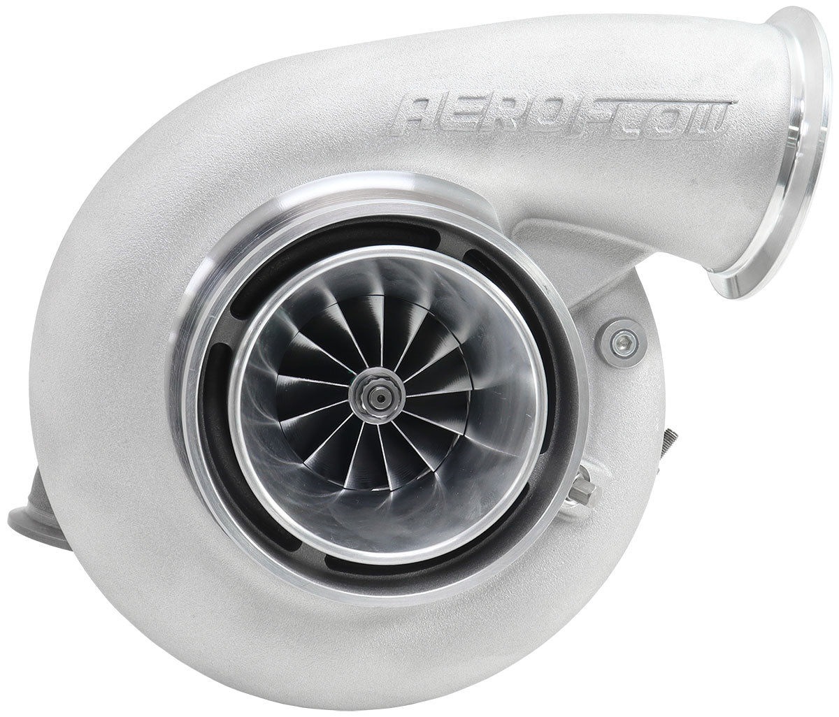BOOSTED 6782.85 V-BandTurbocharger 1125HP, Natural Cast Finish   External Wastegate, V-Band Inlet Flange, V-Band Exhaust Flange