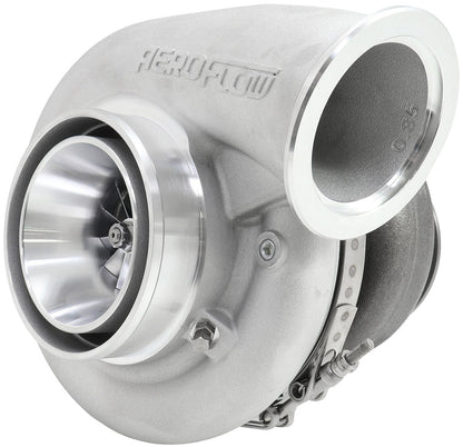 BOOSTED 6782.85 V-BandTurbocharger 1125HP, Natural Cast Finish   External Wastegate, V-Band Inlet Flange, V-Band Exhaust Flange