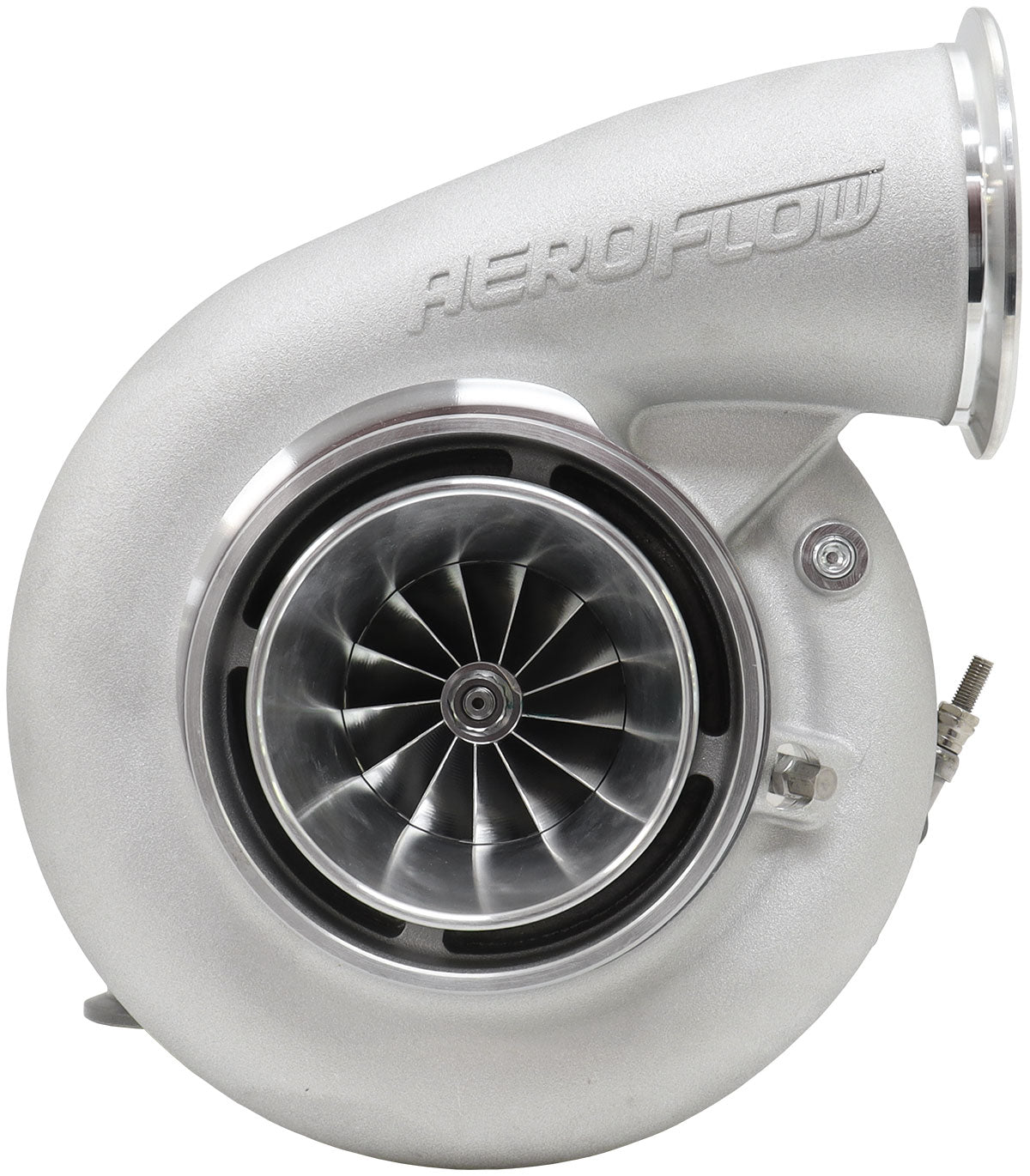 BOOSTED 6782 1.01 V-Band Turbocharger 1125HP, Natural Cast Finish   External Wastegate, V-Band Inlet Flange, V-Band Exhaust Flange