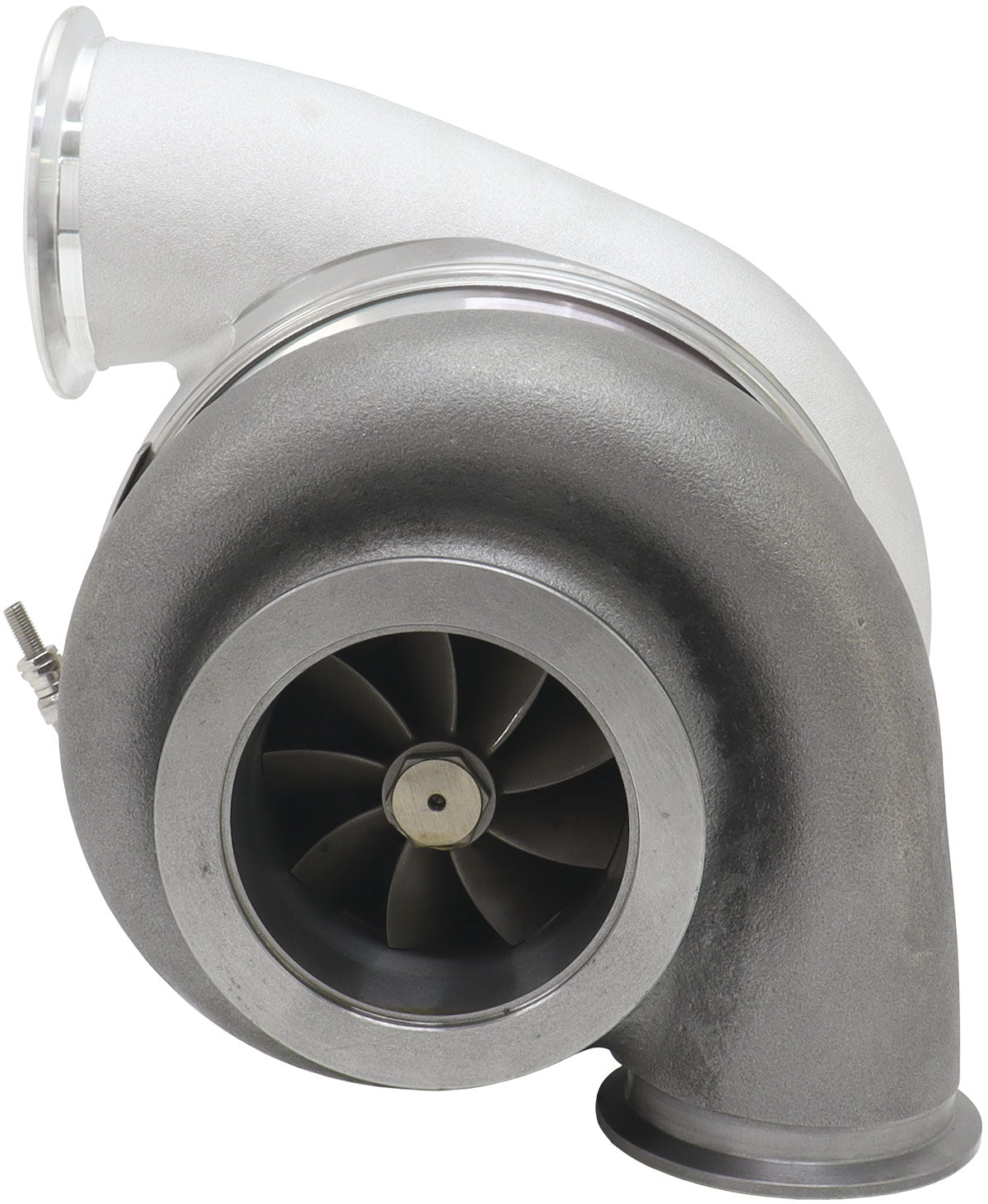 BOOSTED 6782 1.01 V-Band Turbocharger 1125HP, Natural Cast Finish   External Wastegate, V-Band Inlet Flange, V-Band Exhaust Flange