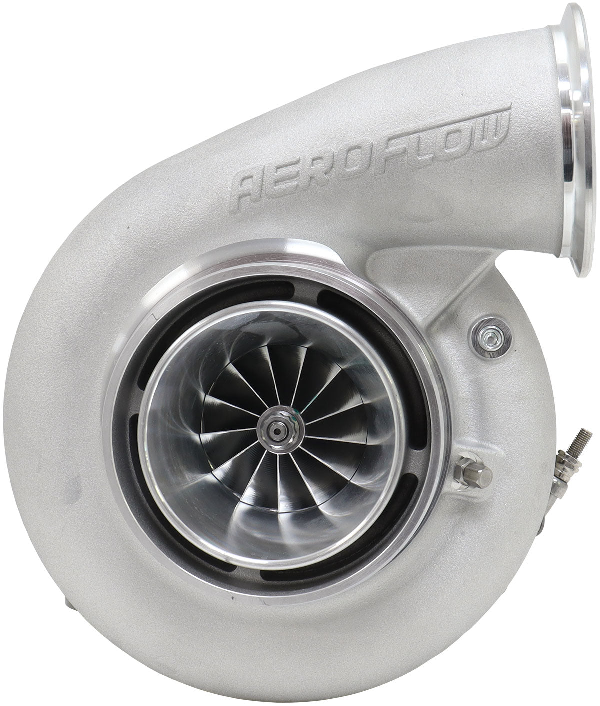 BOOSTED 6782 1.15 V-Band Turbocharger 1125HP, Natural Cast Finish   External Wastegate, V-Band Inlet Flange, V-Band Exhaust Flange