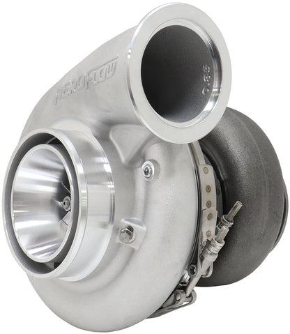BOOSTED 6782 1.15 V-Band Turbocharger 1125HP, Natural Cast Finish   External Wastegate, V-Band Inlet Flange, V-Band Exhaust Flange