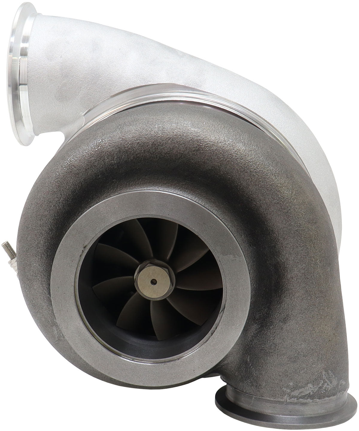 BOOSTED 6782 1.15 V-Band Turbocharger 1125HP, Natural Cast Finish   External Wastegate, V-Band Inlet Flange, V-Band Exhaust Flange