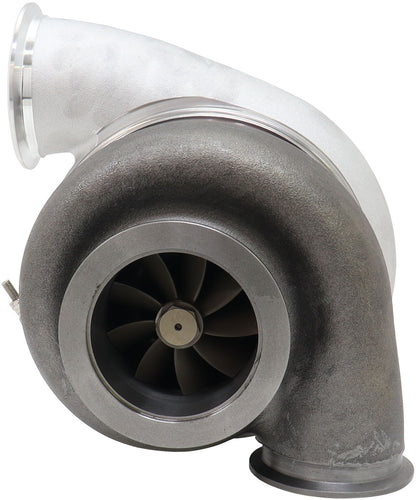 BOOSTED 6782 1.15 V-Band Turbocharger 1125HP, Natural Cast Finish   External Wastegate, V-Band Inlet Flange, V-Band Exhaust Flange
