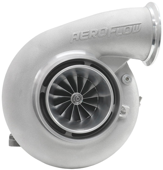 BOOSTED 7282 1.15 T4 Turbocharger 1350HP, Natural Cast Finish   External Wastegate, T4 Inlet Flange, V-Band Exhaust Flange