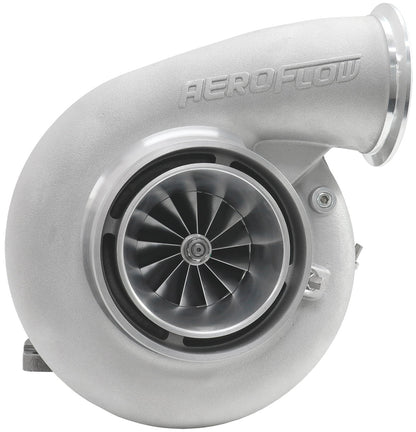 BOOSTED 7282 1.28 T4 Turbocharger 1350HP, Natural Cast Finish   External Wastegate, T4 Inlet Flange, V-Band Exhaust Flange