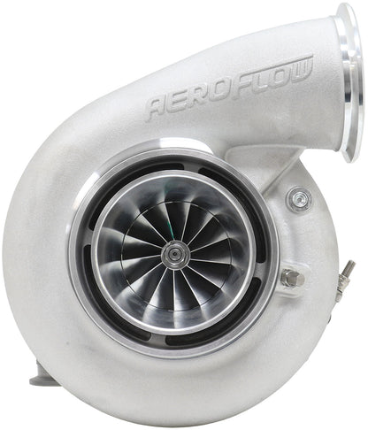 BOOSTED 7282 V-BAND 1.01 Turbocharger 1350HP, Natural Cast Finish   External Wastegate, V-Band Inlet Flange, V-Band Exhaust Flange