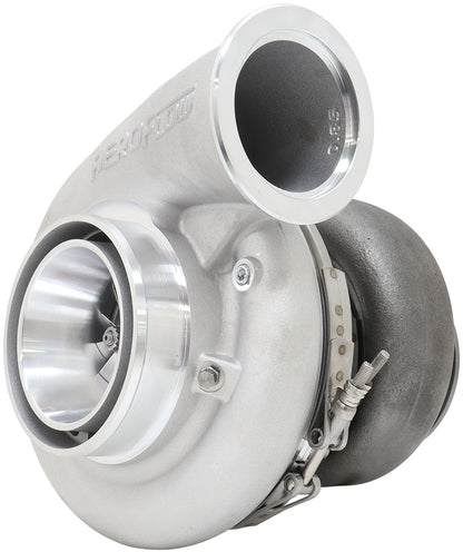 BOOSTED 7282 V-BAND 1.01 Turbocharger 1350HP, Natural Cast Finish   External Wastegate, V-Band Inlet Flange, V-Band Exhaust Flange
