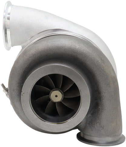 BOOSTED 7282 V-BAND 1.01 Turbocharger 1350HP, Natural Cast Finish   External Wastegate, V-Band Inlet Flange, V-Band Exhaust Flange