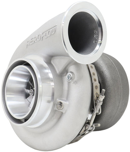 BOOSTED 7682 T4 1.01 Turbocharger 1500HP, Natural Cast Finish   External Wastegate, T4 Inlet Flange, V-Band Exhaust Flange