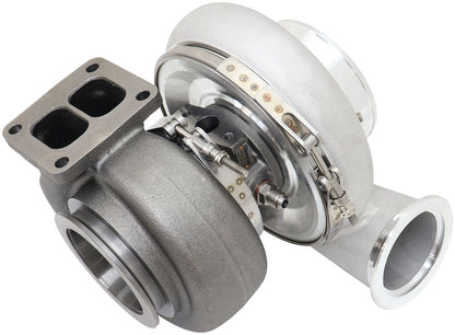 BOOSTED 7682 T4 1.01 Turbocharger 1500HP, Natural Cast Finish   External Wastegate, T4 Inlet Flange, V-Band Exhaust Flange