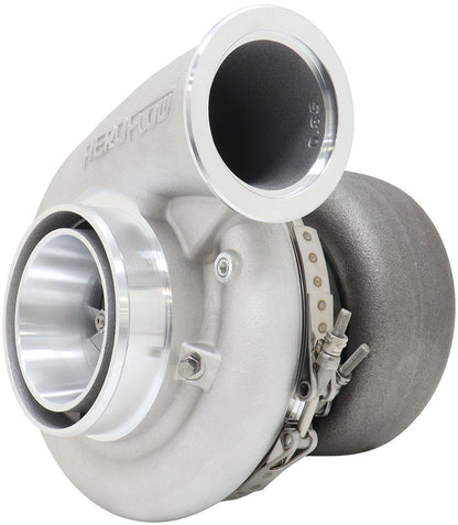 BOOSTED 7682 T4 1.28 Turbocharger 1500HP, Natural Cast Finish   External Wastegate, T4 Inlet Flange, V-Band Exhaust Flange