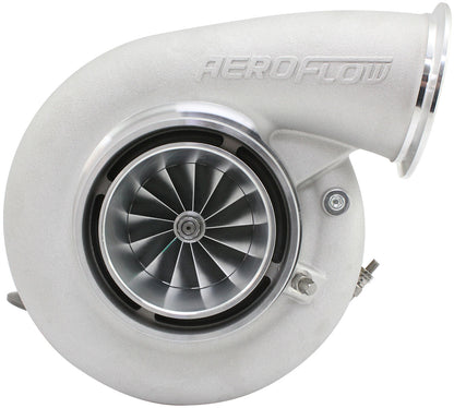 BOOSTED 7682 V-BAND .85 Turbocharger 1500HP, Natural Cast Finish   External Wastegate, V-Band Inlet Flange, V-Band Exhaust Flange