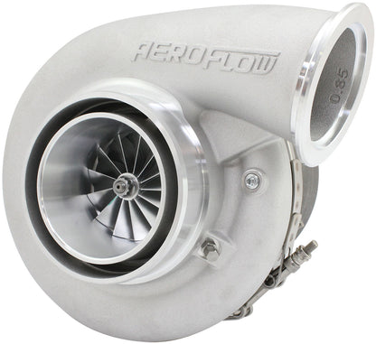 BOOSTED 7682 V-BAND .85 Turbocharger 1500HP, Natural Cast Finish   External Wastegate, V-Band Inlet Flange, V-Band Exhaust Flange