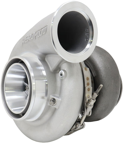 BOOSTED 7682 V-BAND 1.01 Turbocharger 1500HP, Natural Cast Finish   External Wastegate, V-Band Inlet Flange, V-Band Exhaust Flange