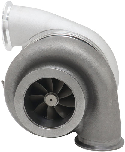 BOOSTED 7682 V-BAND 1.01 Turbocharger 1500HP, Natural Cast Finish   External Wastegate, V-Band Inlet Flange, V-Band Exhaust Flange