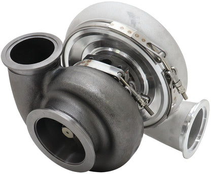 BOOSTED 7682 V-BAND 1.15 Turbocharger 1500HP, Natural Cast Finish   External Wastegate, V-Band Inlet Flange, V-Band Exhaust Flange