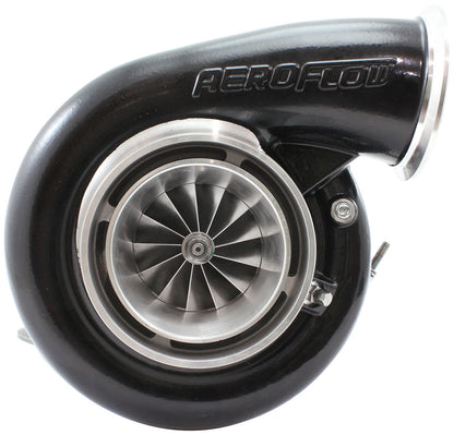 BOOSTED 7682 V-BAND 1.28 Turbocharger 1500HP, Hi Temp Black Finish   External Wastegate, V-Band Inlet Flange, V-Band Exhaust Flange