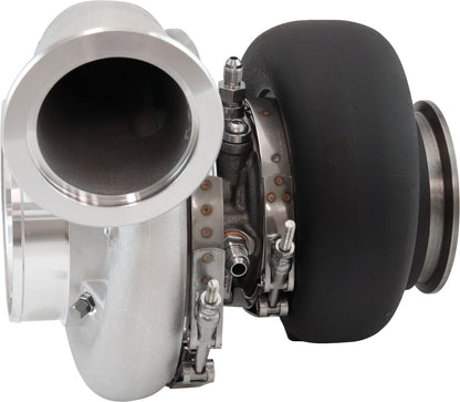 BOOSTED 7682 V-BAND 1.28 Turbocharger 1500HP, Natural Cast Finish   External Wastegate, V-Band Inlet Flange, V-Band Exhaust Flange