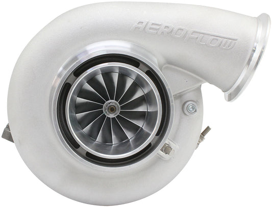 BOOSTED 8082 T4 1.01 Turbocharger 1600HP, Natural Cast Finish   External Wastegate, T4 Inlet Flange, V-Band Exhaust Flange