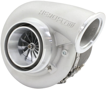 BOOSTED 8082 T4 1.01 Turbocharger 1600HP, Natural Cast Finish   External Wastegate, T4 Inlet Flange, V-Band Exhaust Flange