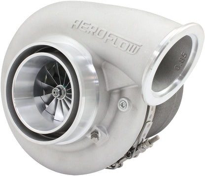BOOSTED 8082 T4 1.15 Turbocharger 1600HP, Natural Cast Finish   External Wastegate, T4 Inlet Flange, V-Band Exhaust Flange