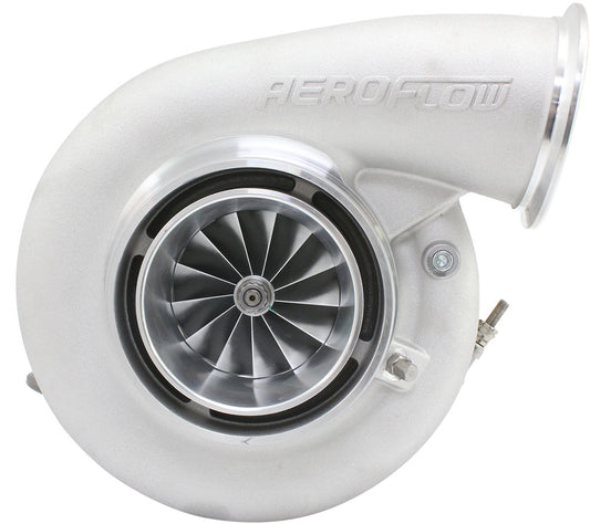 BOOSTED 8082 V-BAND 1.15 Turbocharger 1600HP, Natural Cast Finish   External Wastegate, V-Band Inlet Flange, V-Band Exhaust Flange