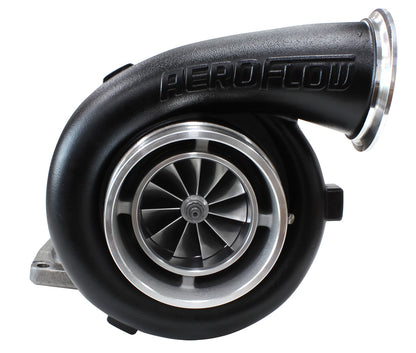 BOOSTED 8077 T6 1.26 Turbocharger 1250HP, Hi Temp Black Finish   External Wastegate, T6 Twin Entry Inlet Flange, V-Band Exhaust Flange