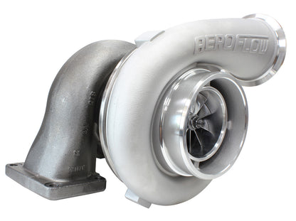 BOOSTED 8077 T6 1.26 Turbocharger 1250HP, Natural Cast Finish   External Wastegate, T6 Twin Entry Inlet Flange, V-Band Exhaust Flange