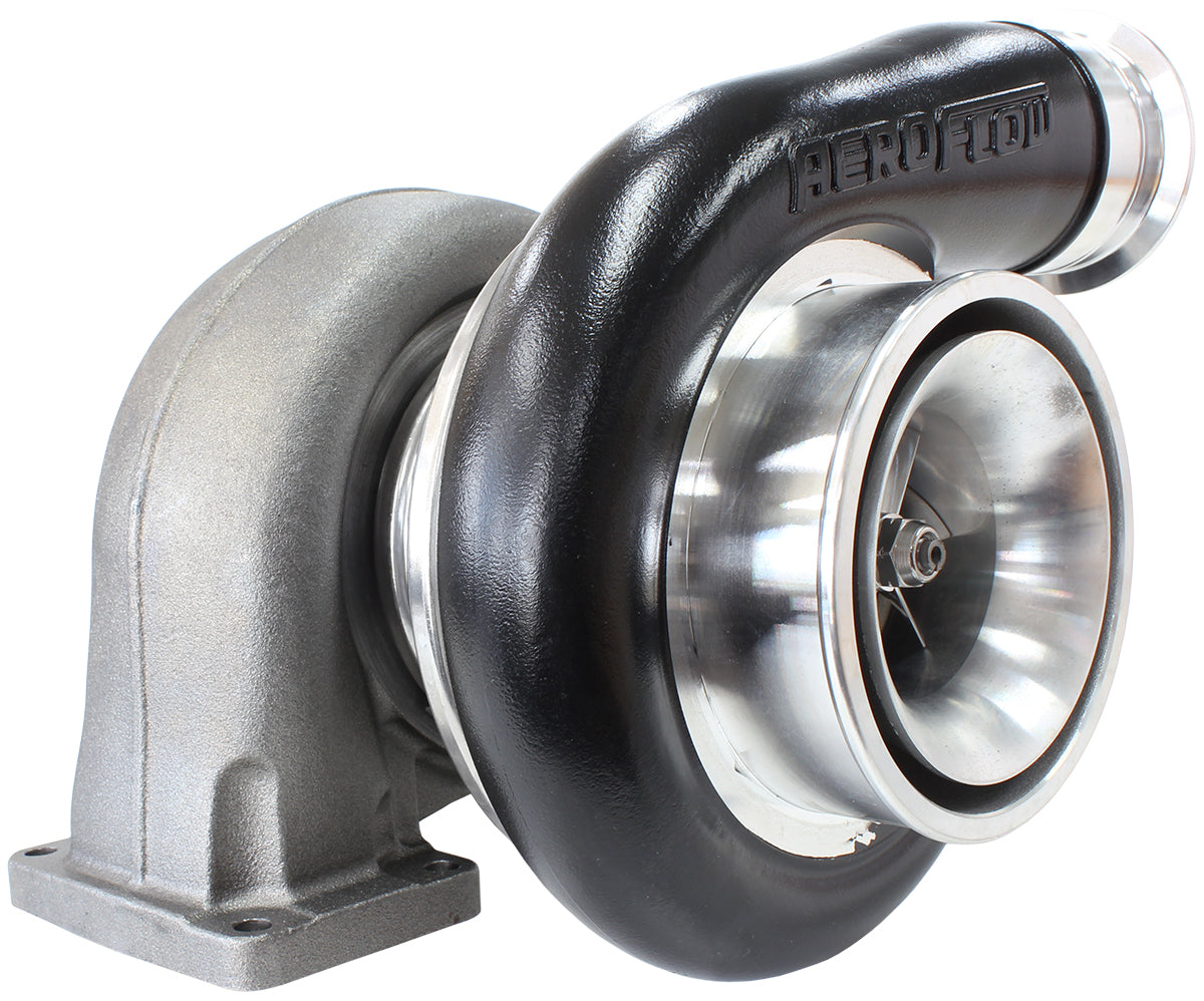 BOOSTED 7588 T6 1.32 Turbocharger 1500HP, Hi Temp Black Finish   External Wastegate, T6 Twin Entry Inlet Flange, V-Band Exhaust Flange