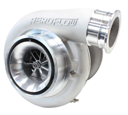 BOOSTED 7588 T6 1.32 Turbocharger 1500HP, Natural Cast Finish   External Wastegate, T6 Twin Entry Inlet Flange, V-Band Exhaust Flange