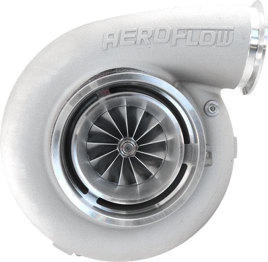 BOOSTED 88102 V-Band 1.22 Turbocharger 2500HP, Natural Cast Finish    External Wastegate, V-Band Inlet & Exhaust Flanges