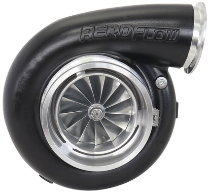 BOOSTED 106112 V-Band 1.25 Turbocharger 3000HP, Hi Temp Black Finish   External Wastegate, V-Band Inlet & Exhaust Flanges