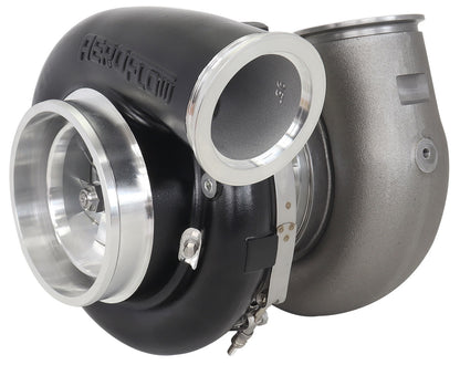 BOOSTED 106112 V-Band 1.25 Turbocharger 3000HP, Hi Temp Black Finish   External Wastegate, V-Band Inlet & Exhaust Flanges